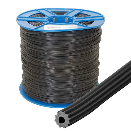 .175" Black Serrated Screen Retainer Spline Bulk 15 Pound Roll - 1320 Foot Roll .175" Black Serrated Screen Retainer Spline Bulk 15 Pound Roll - 1320 Foot Roll