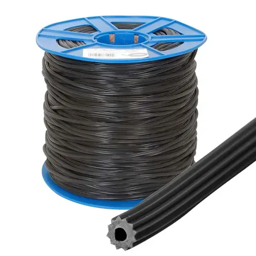 .190" Black Serrated Screen Retainer Spline Bulk 15 Pound Roll - 1090 Foot Roll .190" Black Serrated Screen Retainer Spline Bulk 15 Pound Roll - 1090 Foot Roll