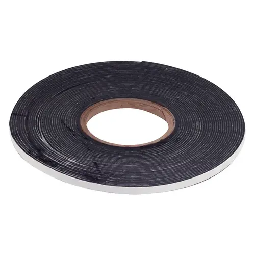 1/32" x 1/4" Synthetic Reinforced Rubber Sealant Tape Black - 100 Foot Roll