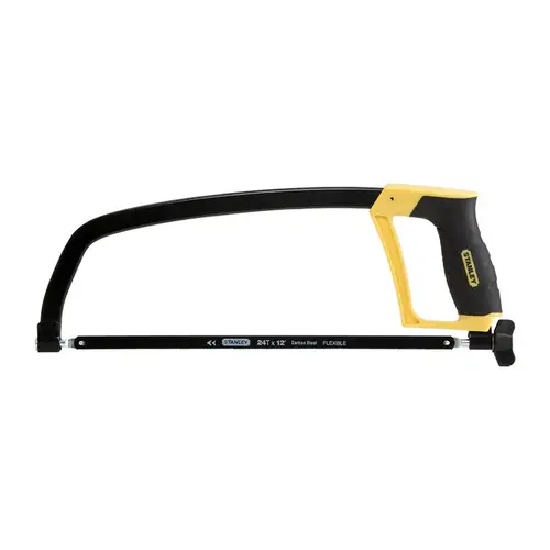 Black/Yellow 12" Solid Frame Hacksaw Black/Yellow 12" Solid Frame Hacksaw