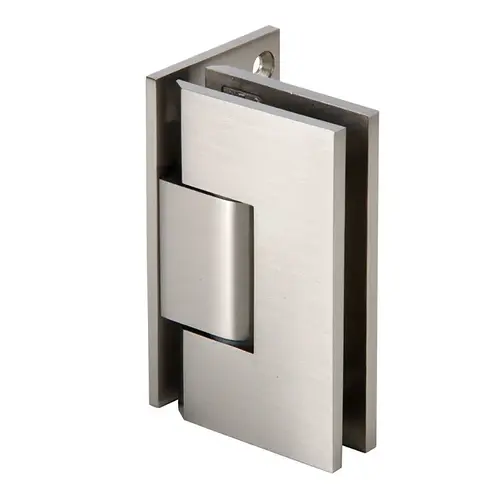Brushed Nickel Vienna Adjustable Wall Mount Offset Back Plate Hinge Brushed Nickel Vienna Adjustable Wall Mount Offset Back Plate Hinge