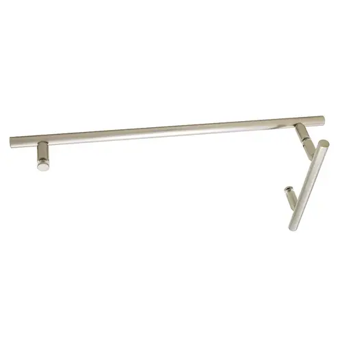 Brushed Nickel 6" x 18" LTB Combo Ladder Style Pull and Towel Bar Brushed Nickel 6" x 18" LTB Combo Ladder Style Pull and Towel Bar