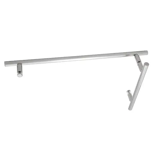 Satin Chrome 8" x 18" LTB Combo Ladder Style Pull and Towel Bar Satin Chrome 8" x 18" LTB Combo Ladder Style Pull and Towel Bar
