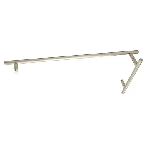 Brushed Nickel 8" x 24" LTB Combo Ladder Style Towel Bar Brushed Nickel 8" x 24" LTB Combo Ladder Style Towel Bar