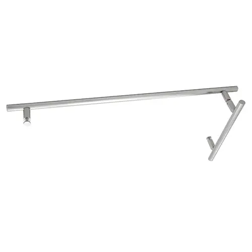 Satin Chrome 8" x 24" LTB Combo Ladder Style Pull and Towel Bar Satin Chrome 8" x 24" LTB Combo Ladder Style Pull and Towel Bar