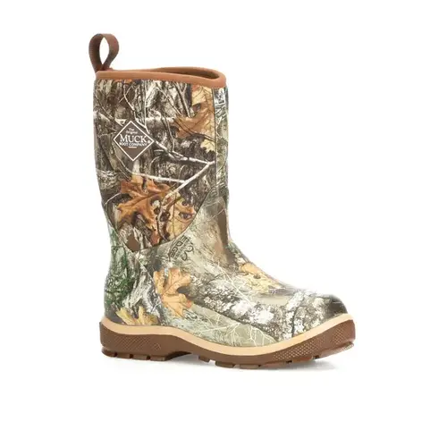 Kid's Element Tall Boots - Tan/RealTree - Size 4 Pair