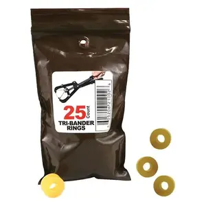 S&J Tools TRI-B25 Tri-Bander Calf Size Castrating Bands - Bag