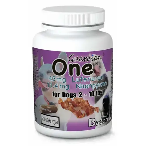 GUARDIAN ONE COMBO FLEA GELCAPS FOR SMALL DOGS 2-10LBS GUARDIAN ONE COMBO FLEA GELCAPS FOR SMALL DOGS 2-10LBS