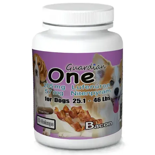 GUARDIAN ONE COMBO FLEA GELCAPS FOR DOGS 25.1-46LBS, GUARDIAN ONE COMBO FLEA GELCAPS FOR DOGS 25.1-46LBS,