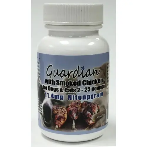 Guardian Flea Control with 11.4Mg Nitenpyram For Small Dogs and Cats 2 to 25 lbs - 16 Coun Guardian Flea Control with 11.4Mg Nitenpyram For Small Dogs and Cats 2 to 25 lbs - 16 Coun