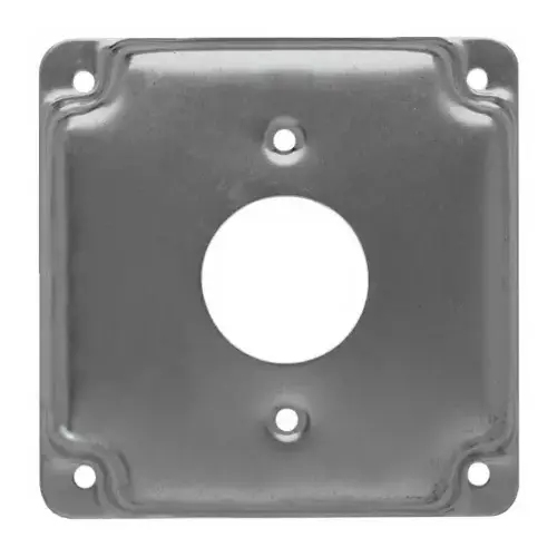 Receptacle Cover Steel 2-Gang Single 1/2" Raised Receptacle Cover Steel 2-Gang Single 1/2" Raised