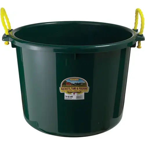 Muck Bucket Multi-Purpose 70-Quart Plastic Green Muck Bucket Multi-Purpose 70-Quart Plastic Green