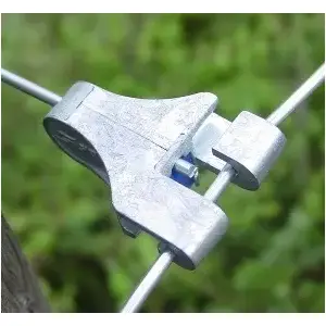 BEKAERT CORPORATION 288463-XCP10 Gripple Barbed Wire T Post Clips, 12.5-Ga - pack of 100