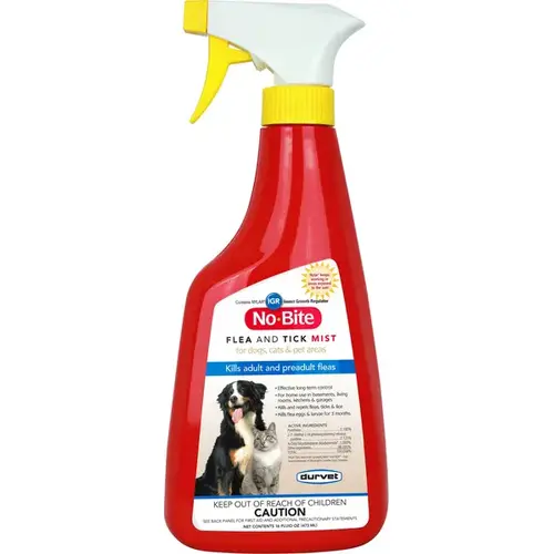 NO-BITE IGR FLEA AND TICK MIST - 16 OZ NO-BITE IGR FLEA AND TICK MIST - 16 OZ