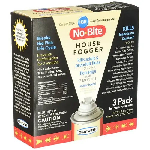 NO BITE IGR HOUSE FOGGER pack of 3 NO BITE IGR HOUSE FOGGER pack of 3