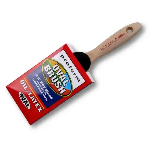 3.5" Straight Proform Paint Brush - Oval Handle 3.5" Straight Proform Paint Brush - Oval Handle