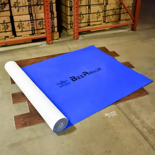 Shubee Beearmor 325 Sq. Ft. Self-Adhesive Waterproof Surface Protector Blue Shubee Beearmor 325 Sq. Ft. Self-Adhesive Waterproof Surface Protector Blue