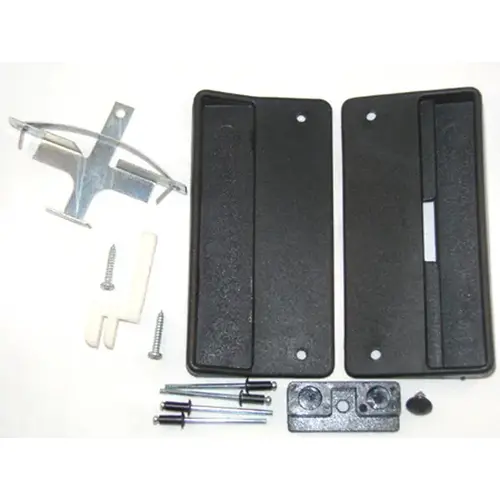 Screen Door Handle Assembly - Black pack of 2