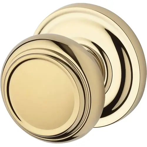 Privacy Traditional Knob and Traditional Round Rose with 6AL Latch and Dual Strike Lifetime Brass Finish Privacy Traditional Knob and Traditional Round Rose with 6AL Latch and Dual Strike Lifetime Brass Finish