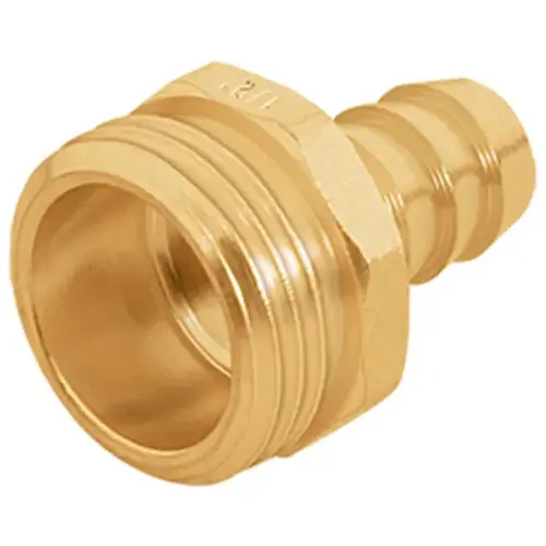 Male Hose Connector Brass 1/2" Male Hose Connector Brass 1/2"