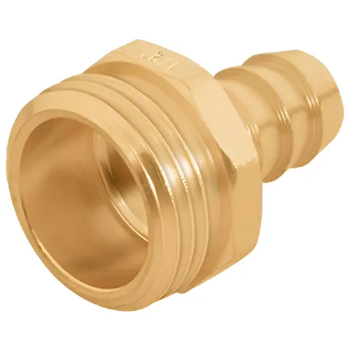 Male Hose Connector Brass 1/2" Male Hose Connector Brass 1/2"