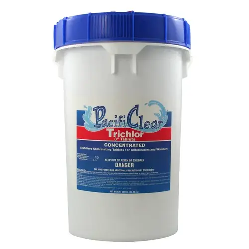 Trichlor Chlorine Sanitizer, 50 oz Pail, Tablet Trichlor Chlorine Sanitizer, 50 oz Pail, Tablet