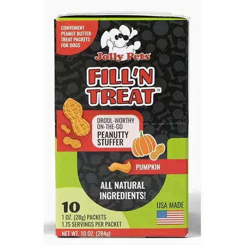 Fill'n Treat Pumpkin Peanut Butter Stuffer - 1 ounce Packets Fill'n Treat Pumpkin Peanut Butter Stuffer - 1 ounce Packets