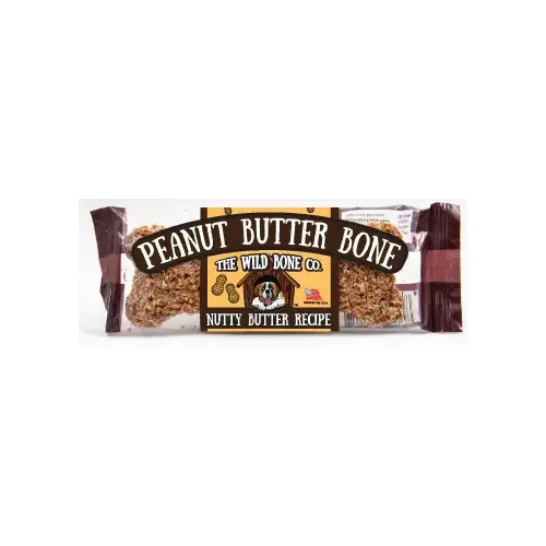 Bone Dog Biscuit Treat, Peanut Butter Flavor, 1 oz - pack of 24 Bone Dog Biscuit Treat, Peanut Butter Flavor, 1 oz - pack of 24