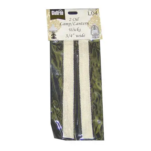 Lamp Wick Flat 3/4" 2/CD