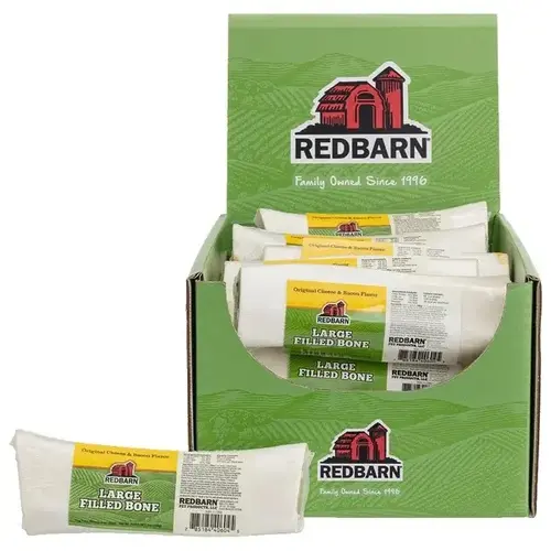 Large Filled Bone Cheese & Bacon Flavor - Display Box Large Filled Bone Cheese & Bacon Flavor - Display Box