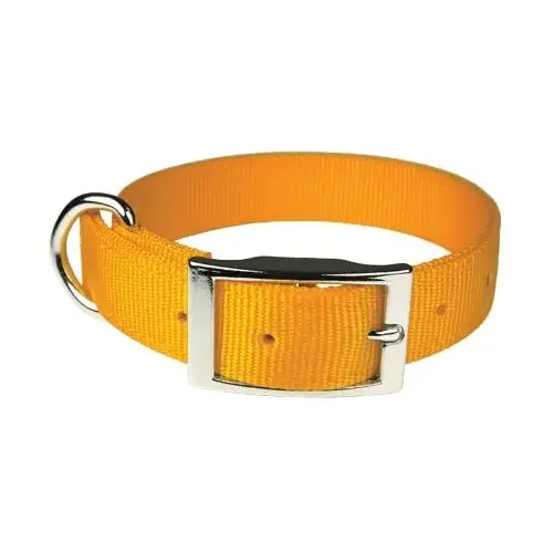 Nylon Dog Collar 5/8" x 14" - Neon Orange Nylon Dog Collar 5/8" x 14" - Neon Orange