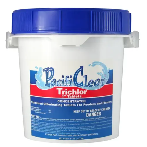 Trichlor 1" Tablets - 5 Lb Pail Trichlor 1" Tablets - 5 Lb Pail