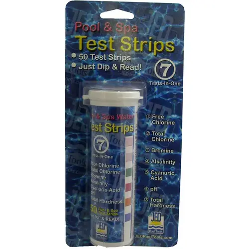 JED Pool Tools 7 Way Test Strips JED Pool Tools 7 Way Test Strips