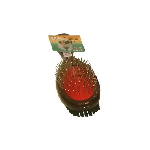 06408 Pin and Bristle Brush Combo, Large, Fiber, Dog
