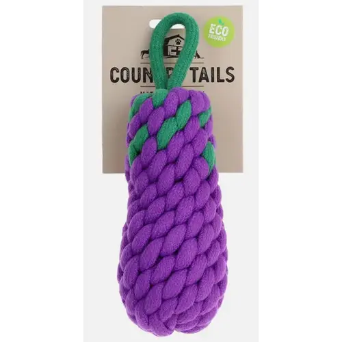 Country Tails Toy Eggplant Rope