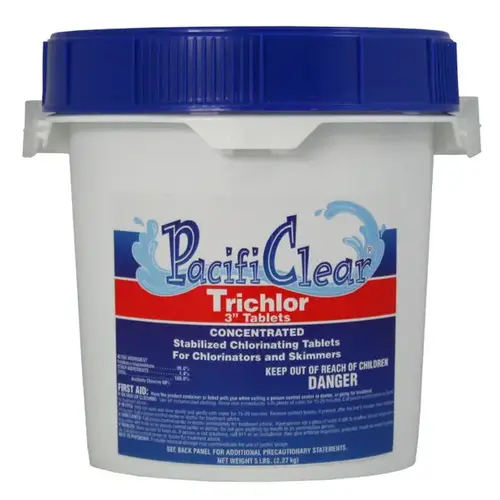 Trichlor Chlorine Sanitizer, 5 oz Pail, Tablet