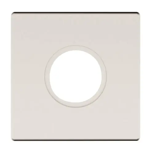 2-5/8" Contemporary Square Single Passage Rose Satin Nickel Finish 2-5/8" Contemporary Square Single Passage Rose Satin Nickel Finish