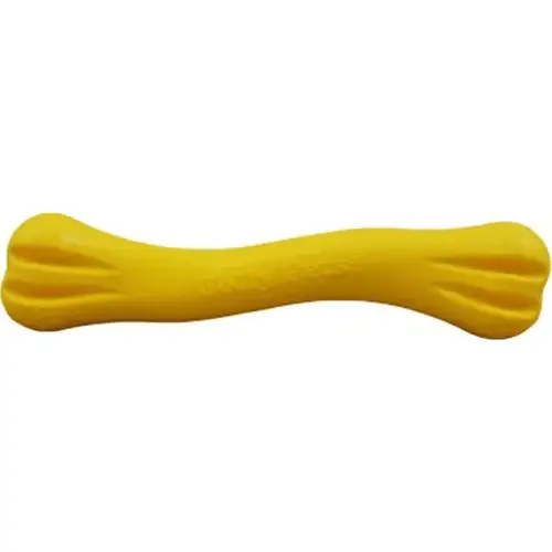 Jolly Bone Dog Toy - Yellow Jolly Bone Dog Toy - Yellow