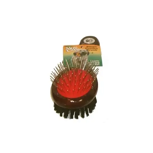 00550 Pin and Bristle Brush, 2-in-1, Wood 00550 Pin and Bristle Brush, 2-in-1, Wood