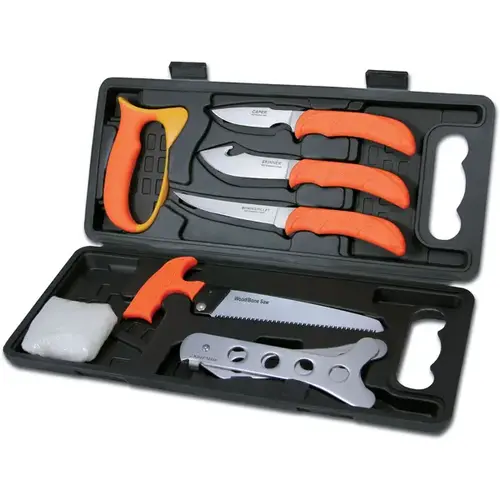 Wild-Pak 8 Piece Knive Set with Plastic Case Wild-Pak 8 Piece Knive Set with Plastic Case