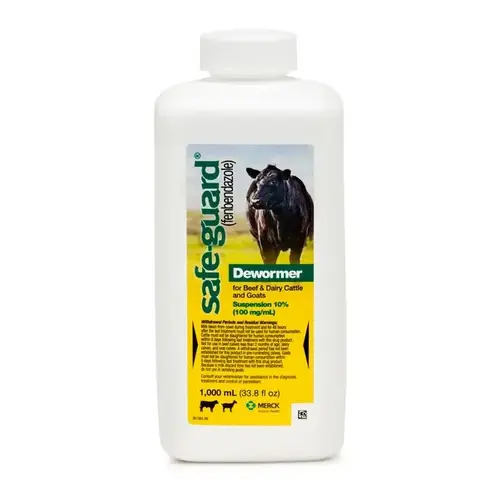 Safe-Guard 10% Suspension Cattle and Goat Dewormer - 1 liter