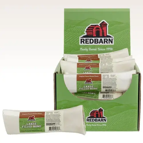 Filled Bone Peanut Butter - Large (8 oz)/ Case of 15 White