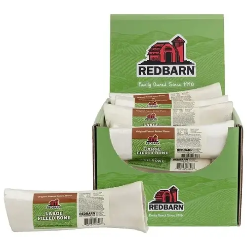 Large Filled Bone Peanut Butter - Display Box