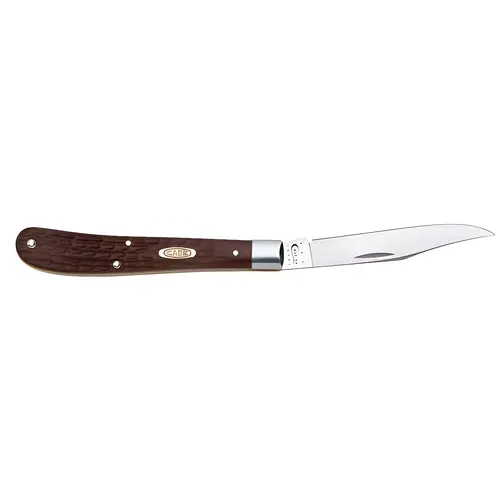 Pocket Knife Slimline Trapper Brown Stainless Steel 7.25"