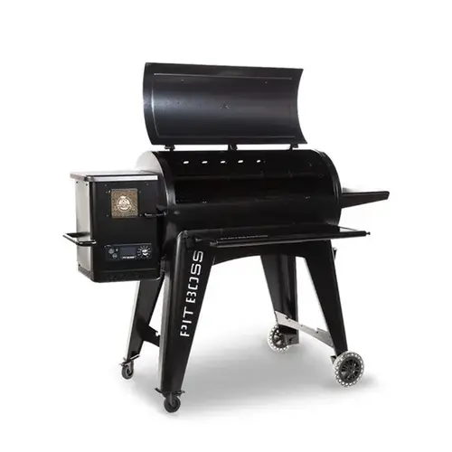 Pellet Grill, 40,000 Btu, 1150 sq-in Primary Cooking Surface, Steel Body, Black Pellet Grill, 40,000 Btu, 1150 sq-in Primary Cooking Surface, Steel Body, Black