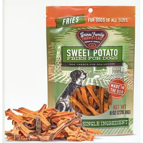 SWEET POTATO FRIES 8OZ GAINES PET SWEET POTATO FRIES 8OZ GAINES PET