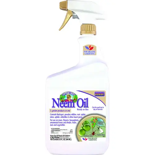 Neem Oil Fungicide, Miticide, & Insecticide RTU 32-oz Neem Oil Fungicide, Miticide, & Insecticide RTU 32-oz