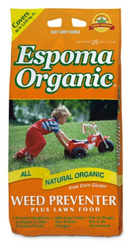 Espoma CGP25 Lawn Food Organic Weed Preventer For All Grasses 1250 sq ft