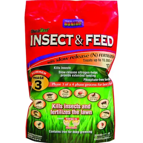 60434 Insect and Feed, 50 lb, Granular, 12-0-10 N-P-K Ratio 60434 Insect and Feed, 50 lb, Granular, 12-0-10 N-P-K Ratio