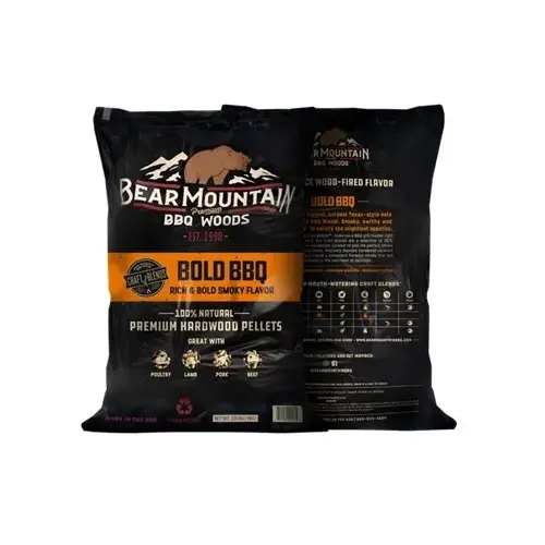 Bear Mountain Bold BBQ Grill Pellets - 20lbs. Bear Mountain Bold BBQ Grill Pellets - 20lbs.